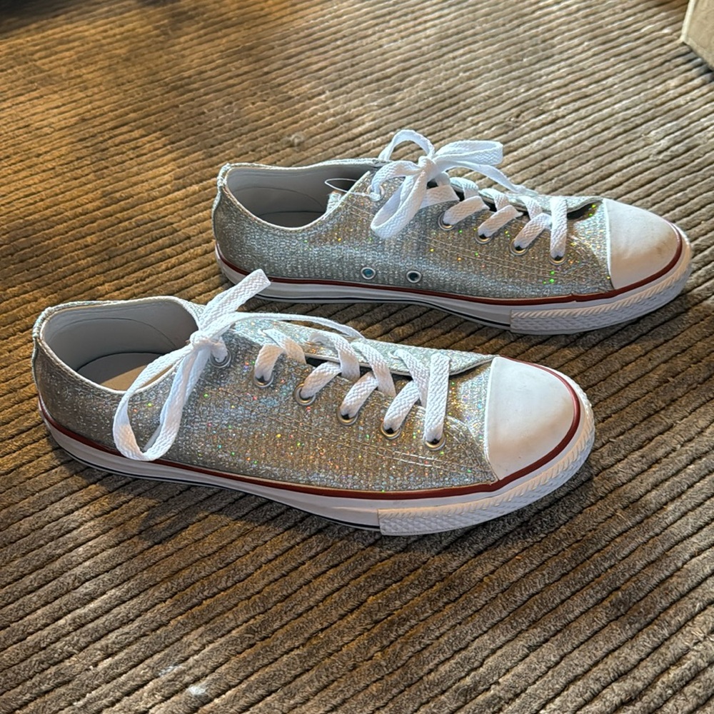 Girls Sparkly Converse brand New size 5